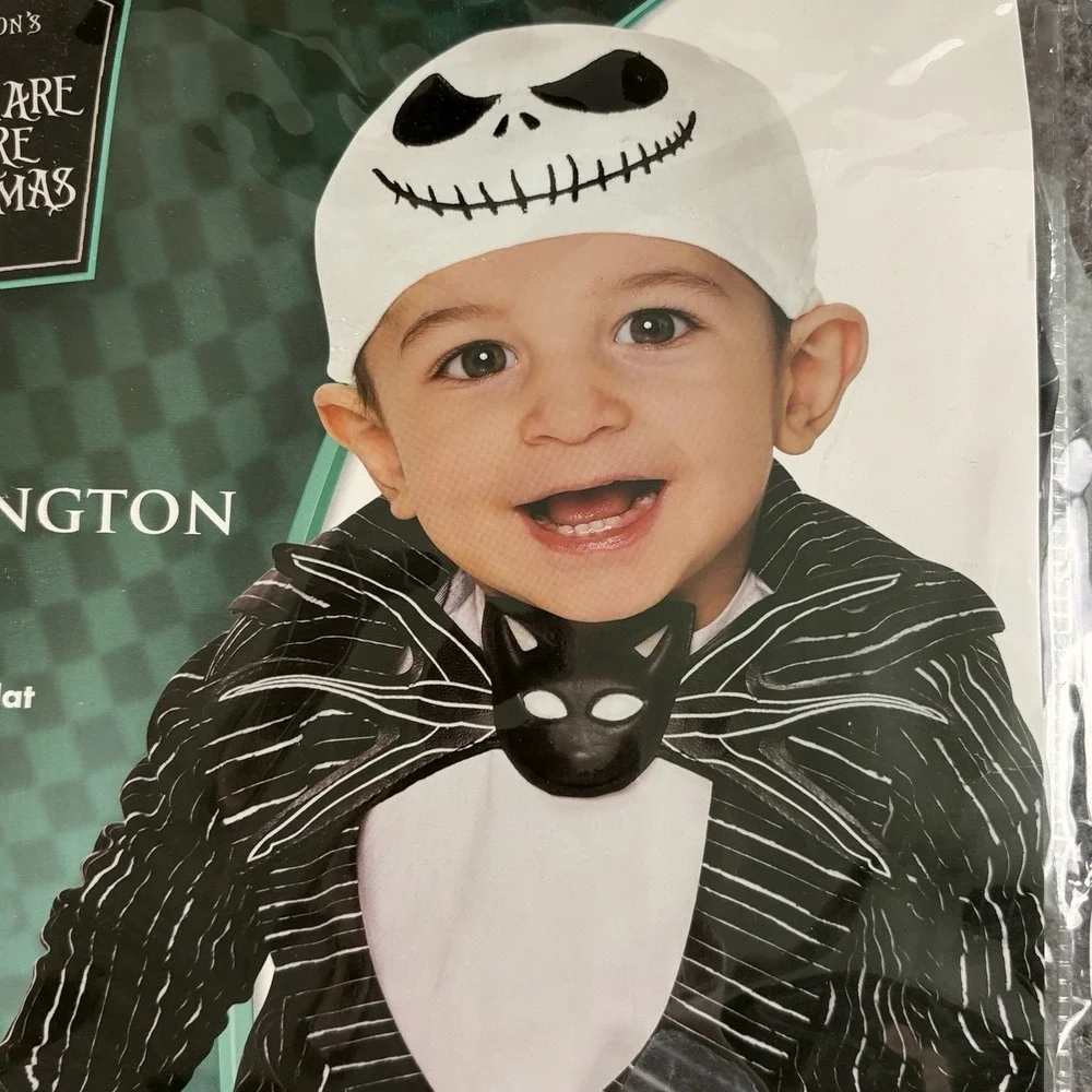 Jack‎ Skellington Nightmare Before Christmas Halloween Costume Infant 6-12M